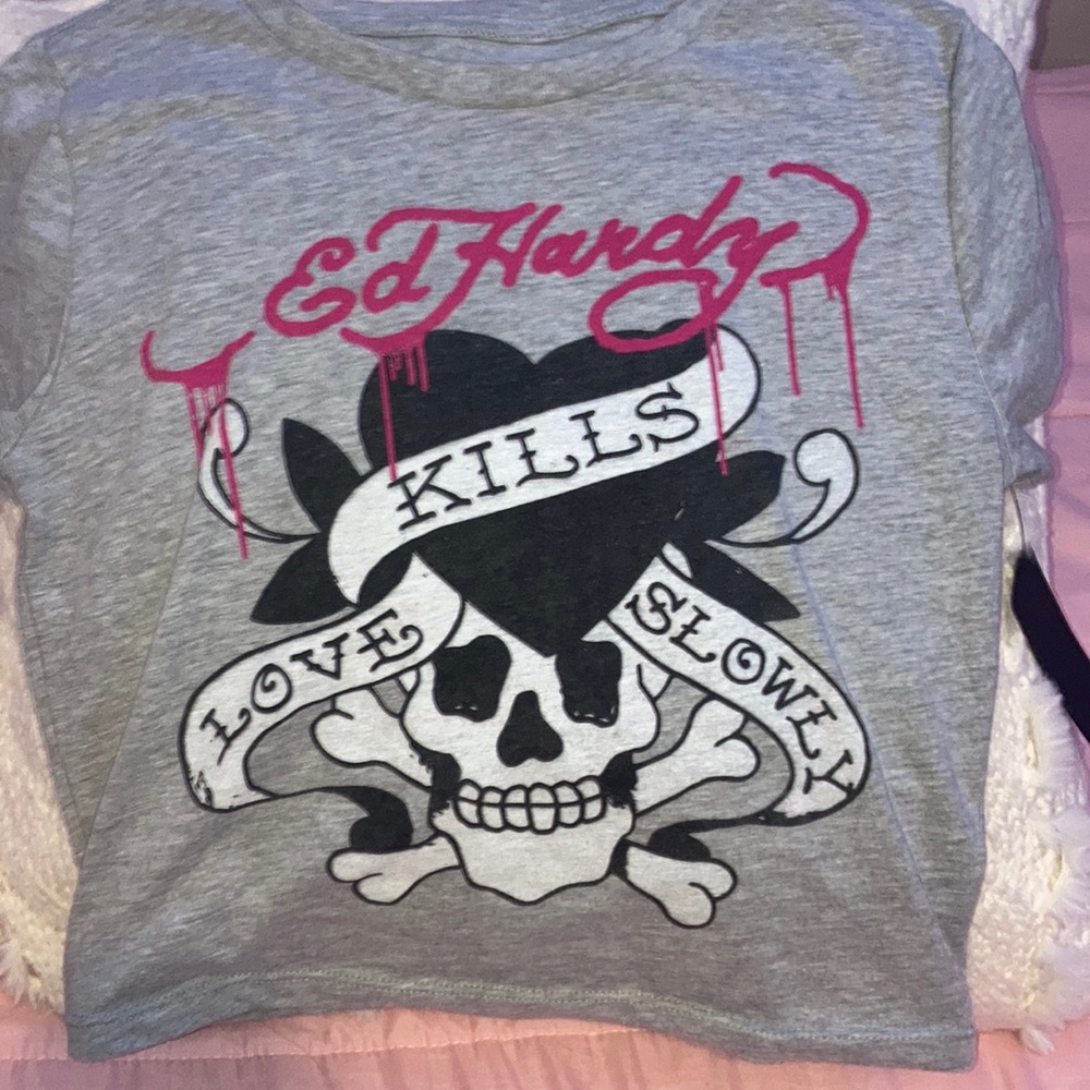 Y2k vintage Ed hardy shirt🖤💋